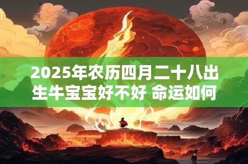 2025年农历四月二十八出生牛宝宝好不好 命运如何 2025年农历四月二十八出生牛宝宝好不好 命运如何
