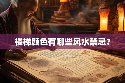 楼梯颜色有哪些风水禁忌？