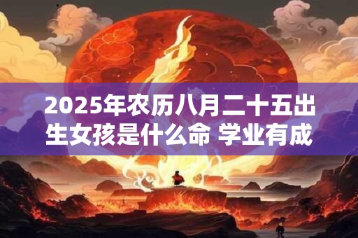 2025年农历八月二十五出生女孩是什么命 学业有成吗 2025年农历八月二十五出生女孩是什么命 学业有成吗