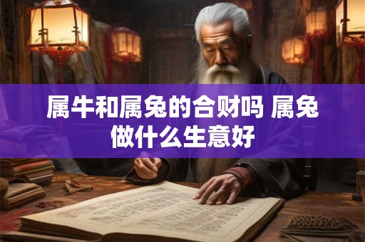 属牛和属兔的合财吗 属兔做什么生意好 属牛和属兔的合财吗 属兔做什么生意好