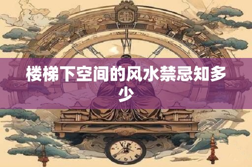 楼梯下空间的风水禁忌知多少