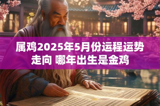 属鸡2025年5月份运程运势走向 哪年出生是金鸡