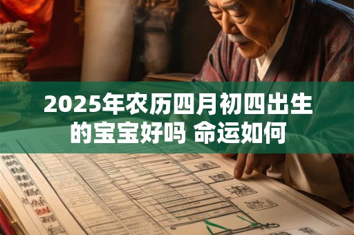 2026年农历四月初四出生的宝宝好吗 命运如何 2026年农历四月初四出生的宝宝好吗 命运如何