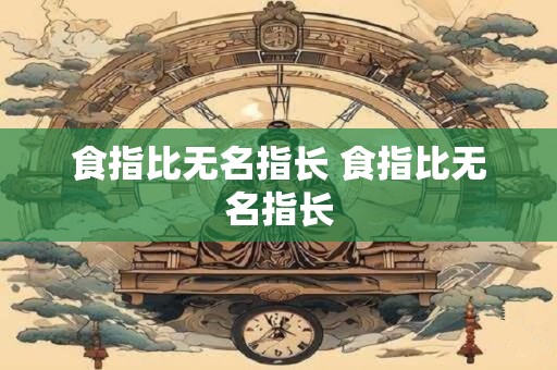 食指比无名指长 食指比无名指长