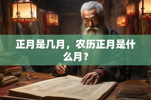 正月是几月,农历正月是什么月? 正月是几月,农历正月是什么月?