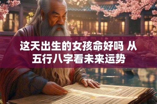 这天出生的女孩命好吗 从五行八字看未来运势