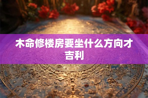木命修楼房要坐什么方向才吉利