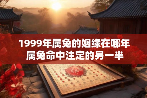 1999年属兔的姻缘在哪年 属兔命中注定的另一半 1999年属兔的姻缘在哪年 属兔命中注定的另一半