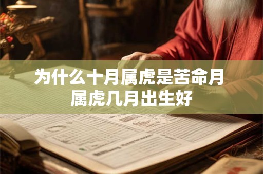 为什么十月属虎是苦命月 属虎几月出生好