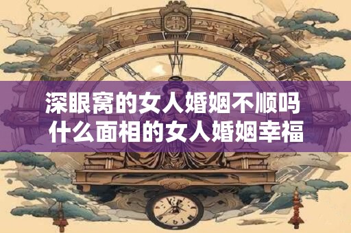 深眼窝的女人婚姻不顺吗 什么面相的女人婚姻幸福