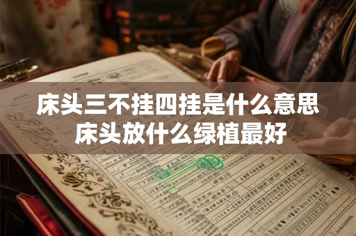 床头三不挂四挂是什么意思 床头放什么绿植最好