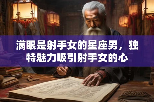 满眼是射手女的星座男，独特魅力吸引射手女的心