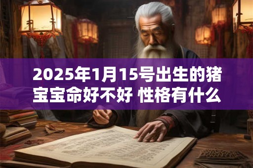 2025年1月15号出生的猪宝宝命好不好 性格有什么特点