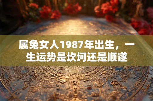 属兔女人1987年出生，一生运势是坎坷还是顺遂