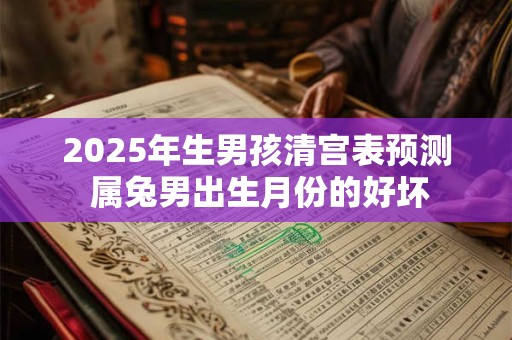 2025年生男孩清宫表预测 属兔男出生月份的好坏