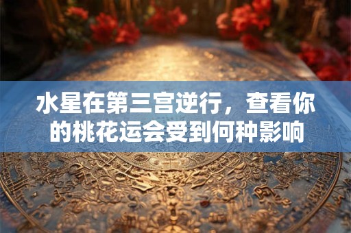 水星在第三宫逆行，查看你的桃花运会受到何种影响