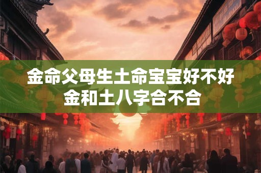 金命父母生土命宝宝好不好 金和土八字合不合
