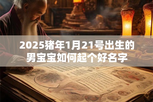 2025猪年1月21号出生的男宝宝如何起个好名字