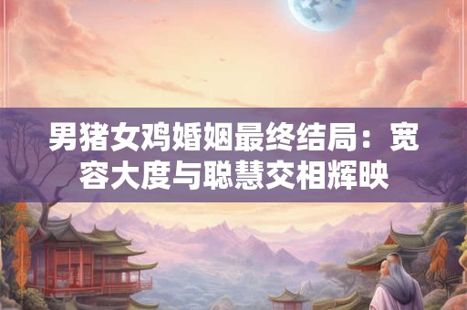 男猪女鸡婚姻最终结局：宽容大度与聪慧交相辉映