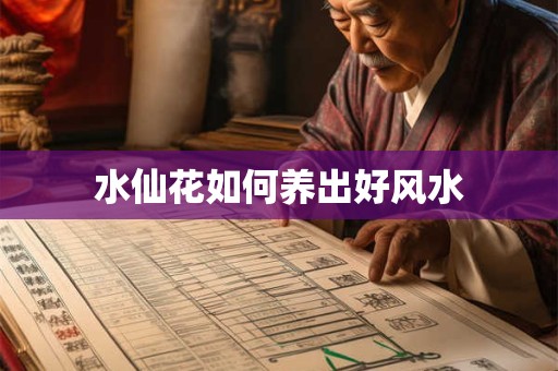 水仙花如何养出好风水