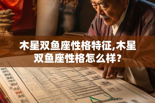 木星双鱼座性格特征,木星双鱼座性格怎么样？
