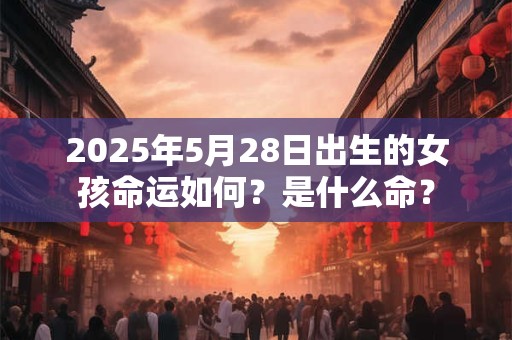 2025年5月28日出生的女孩命运如何?是什么命? 2025年5月28日出生的女孩命运如何?是什么命?
