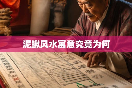 泥鳅风水寓意究竟为何