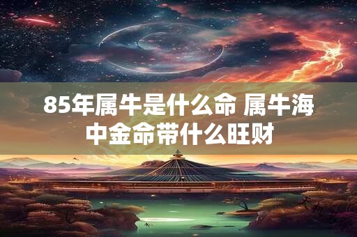 85年属牛是什么命 属牛海中金命带什么旺财 85年属牛是什么命 属牛海中金命带什么旺财