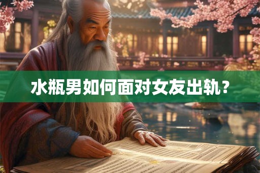 水瓶男如何面对女友出轨？