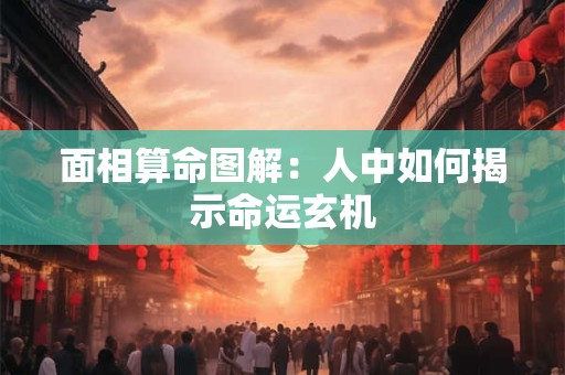 面相算命图解：人中如何揭示命运玄机