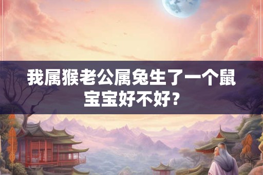 我属猴老公属兔生了一个鼠宝宝好不好？