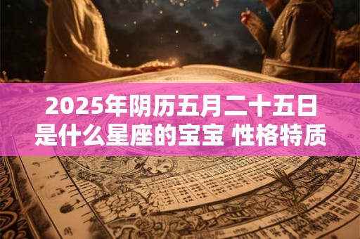 2025年阴历五月二十五日是什么星座的宝宝 性格特质详解 2025年阴历五月二十五日是什么星座的宝宝 性格特质详解