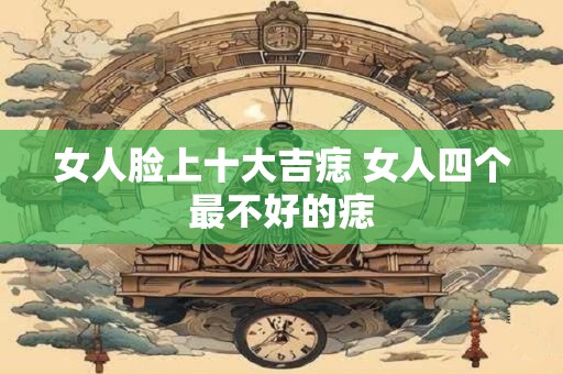 女人脸上十大吉痣 女人四个最不好的痣 女人脸上十大吉痣 女人四个最不好的痣