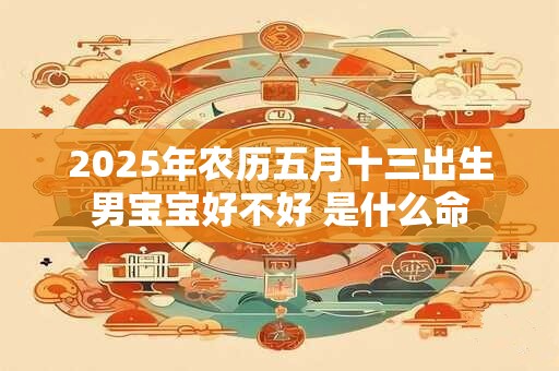 2025年农历五月十三出生男宝宝好不好 是什么命
