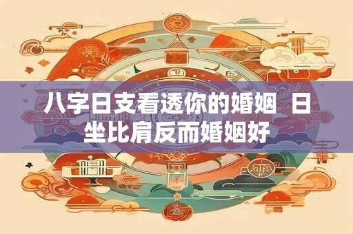 八字日支看透你的婚姻  日坐比肩反而婚姻好