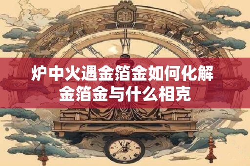 炉中火遇金箔金如何化解 金箔金与什么相克