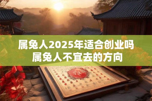 属兔人2025年适合创业吗 属兔人不宜去的方向