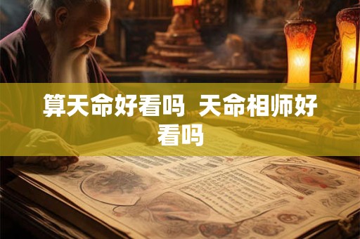 算天命好看吗  天命相师好看吗