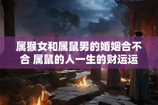 属猴女和属鼠男的婚姻合不合 属鼠的人一生的财运运势如何