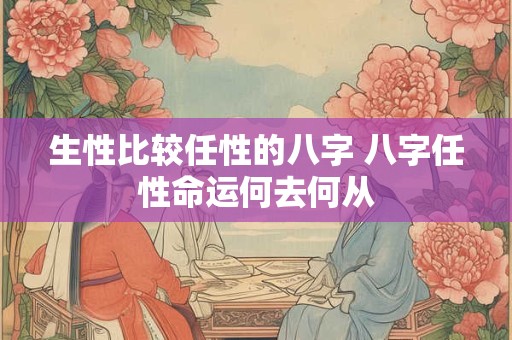 生性比较任性的八字 八字任性命运何去何从