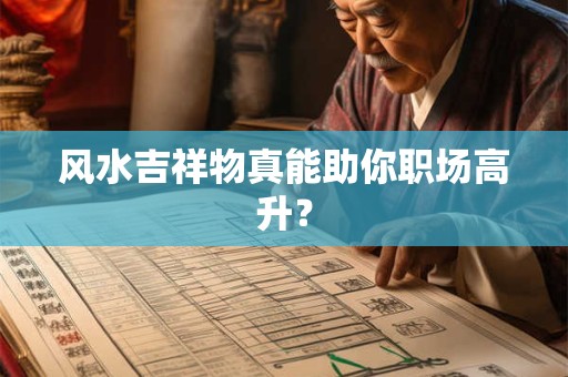 风水吉祥物真能助你职场高升？