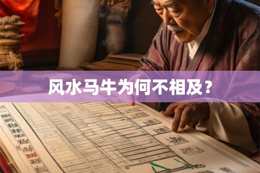 风水马牛为何不相及？