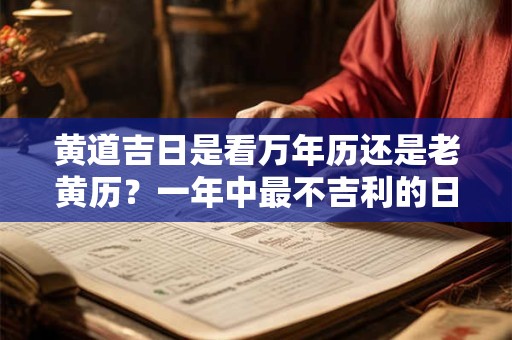 黄道吉日是看万年历还是老黄历？一年中最不吉利的日子
