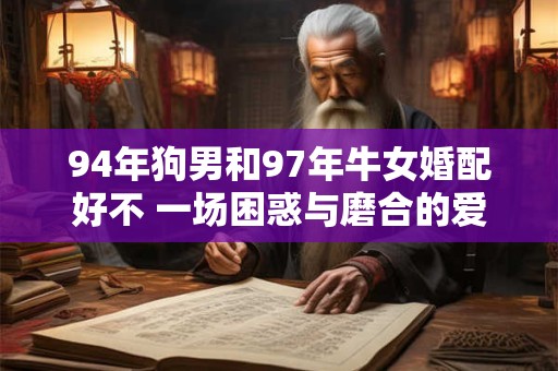 94年狗男和97年牛女婚配好不 一场困惑与磨合的爱情旅程