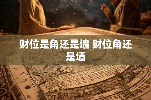 财位是角还是墙 财位角还是墙