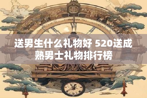 送男生什么礼物好 520送成熟男士礼物排行榜