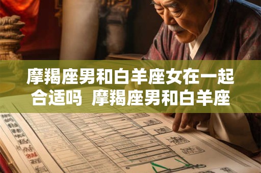 摩羯座男和白羊座女在一起合适吗  摩羯座男和白羊座女配对指数