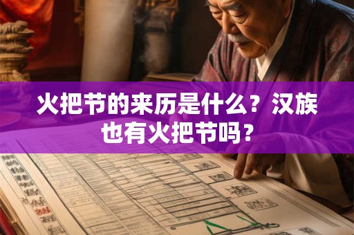 火把节的来历是什么？汉族也有火把节吗？