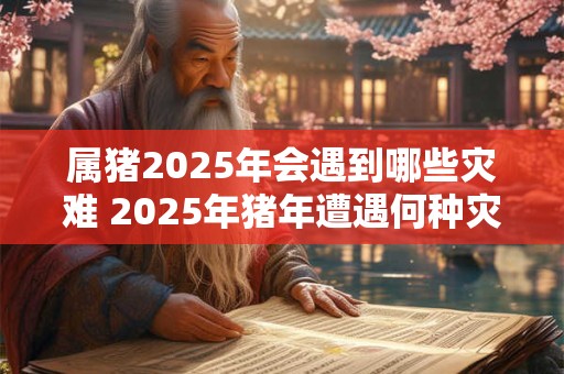 属猪2025年会遇到哪些灾难 2025年猪年遭遇何种灾难