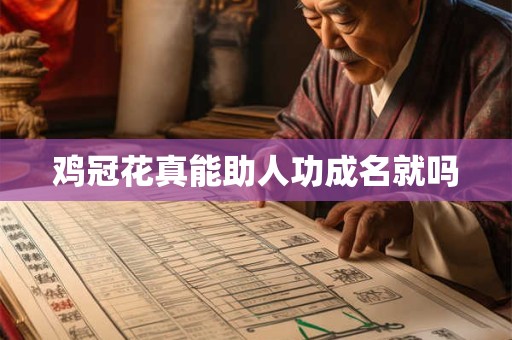 鸡冠花真能助人功成名就吗
